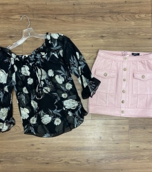 blouse & skirt