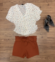 blouse & shorts